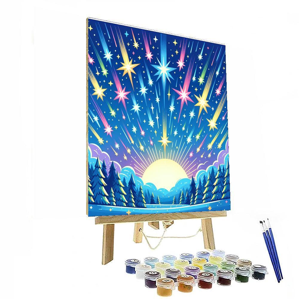 Meteor Shower Magic Painting By Numbers Kit