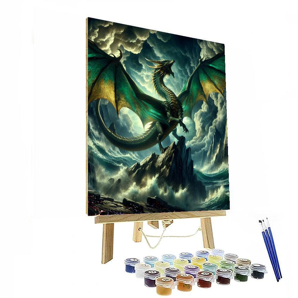 Regal Dragon Fantasy - DIY Painting By Numbers Kit – Artistry Rack