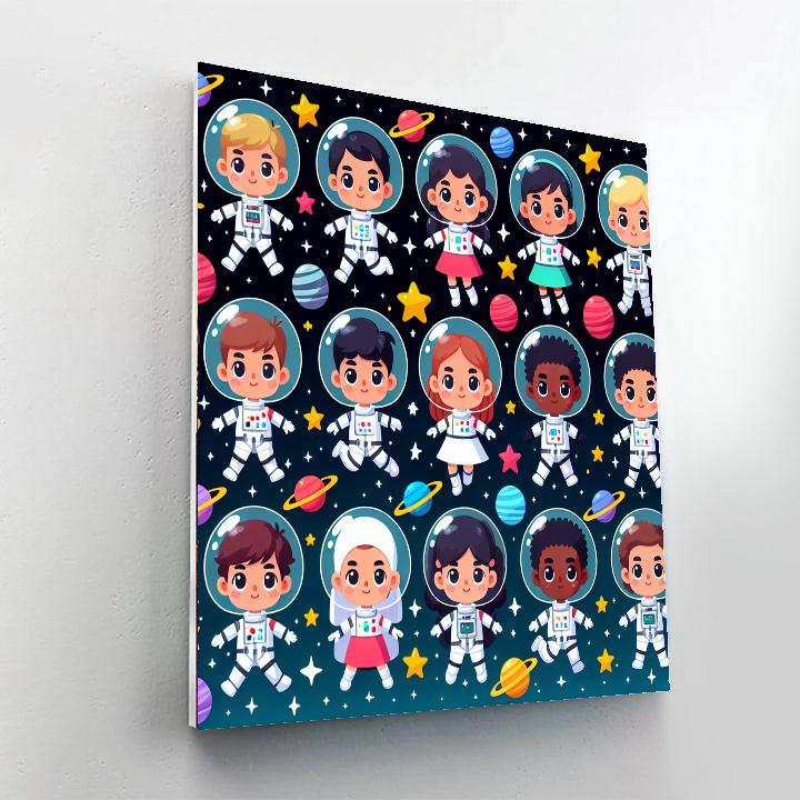 Galaxy Guardians On Starry Quest Paint By Numbers Kits