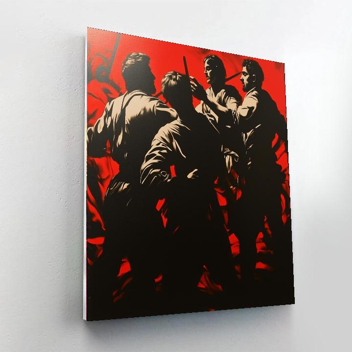 Caravaggio Inspired Harmony Of Contrasts  DIY Paint By Numbers