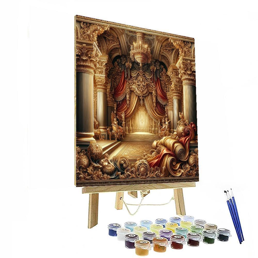 Elegant Baroque Opulence Paint By Color