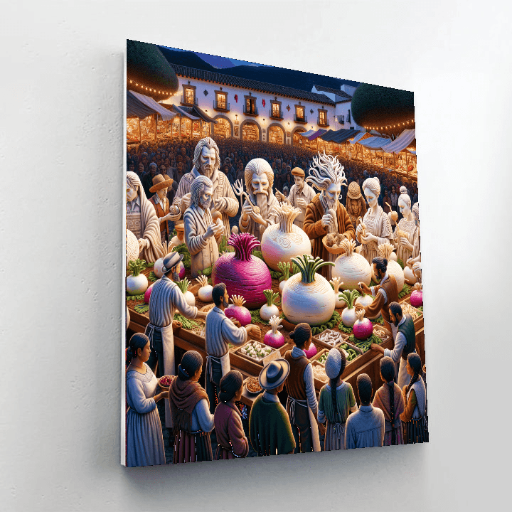 Noche De Los Rábanos - Mexico Paint By Number