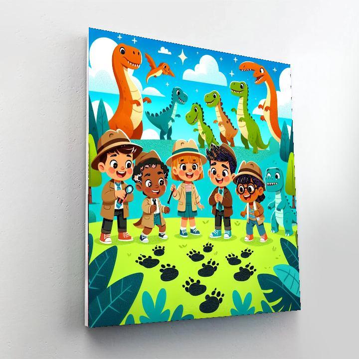 Dino Detectives Paint By Number