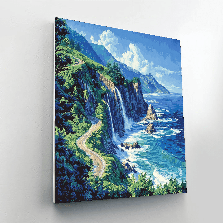 Big Sur - California DIY Paint By Numbers