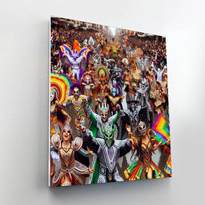 Carnaval De Oruro - Oruro, Bolivia DIY Paint By Numbers