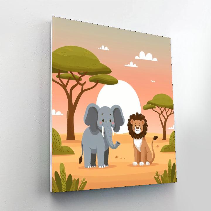 Safari In Africa Paint By Numbers