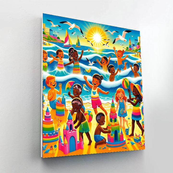 Joyful Ocean Playtime Paint By Color