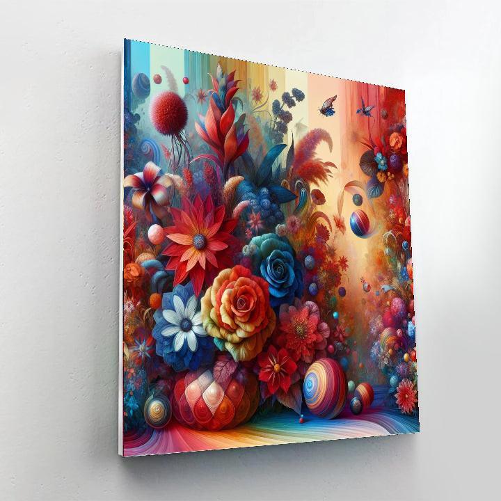 Whimsical Garden Joy Numbered Painting Kits