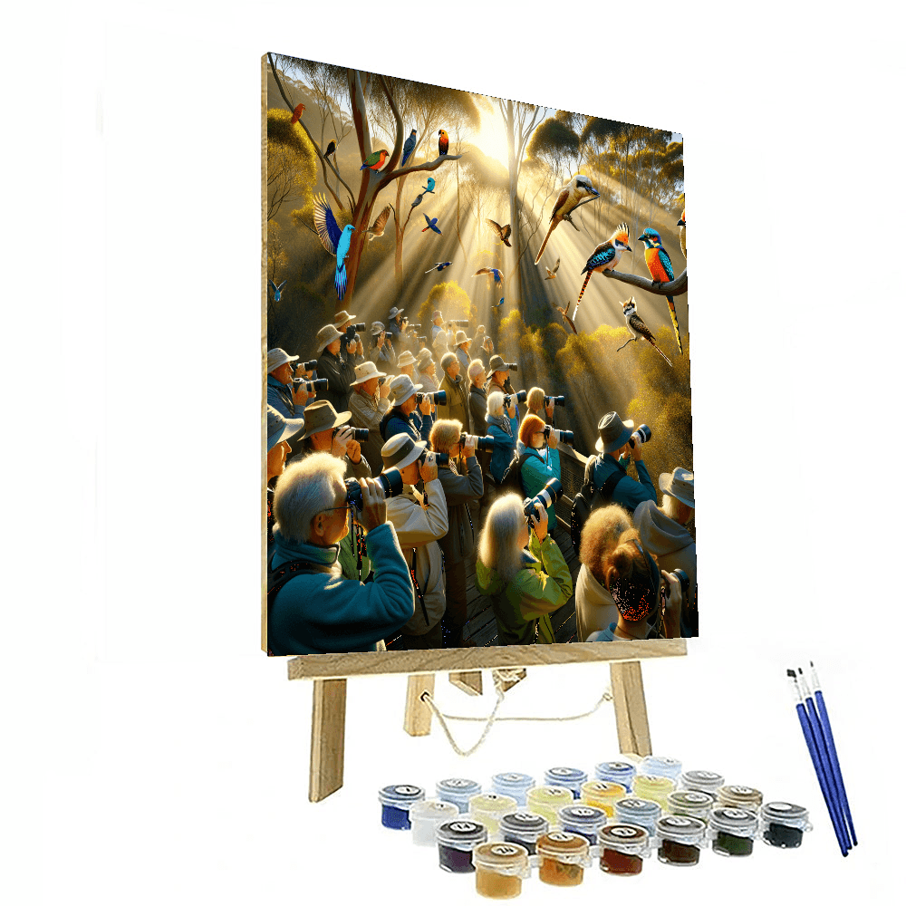 Feathered Fest - Australia DIY Paint By Numbers