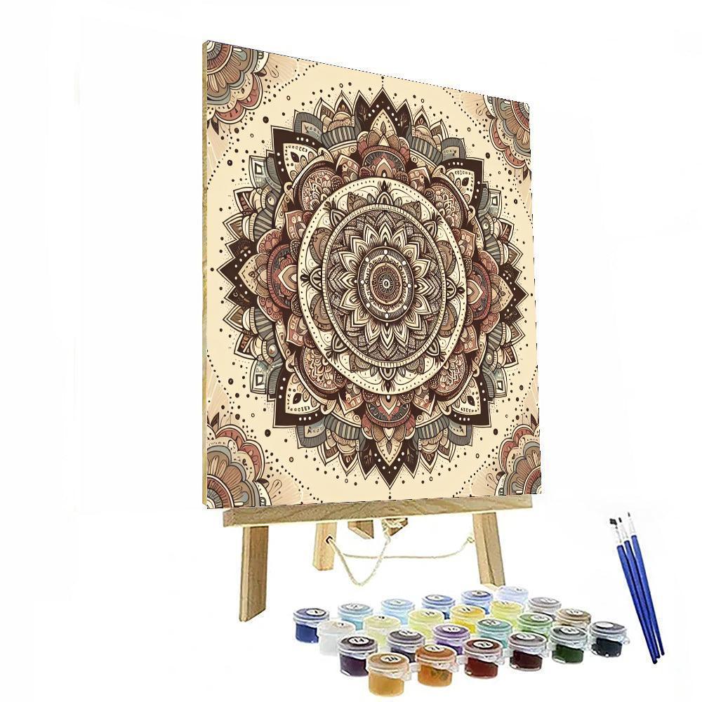 Bohemian Mandala Trance Paint By Numbers Kits