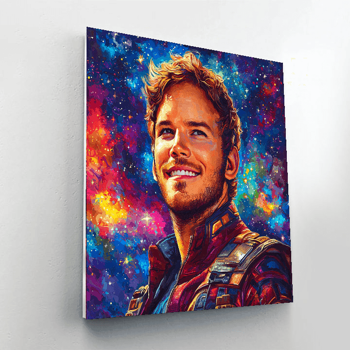 Chris Pratt: The Daring Spirit Of Star-lord Paint By Number