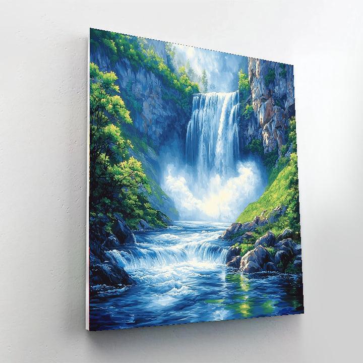 Victoria Falls - Zimbabwe Painting Number Kit