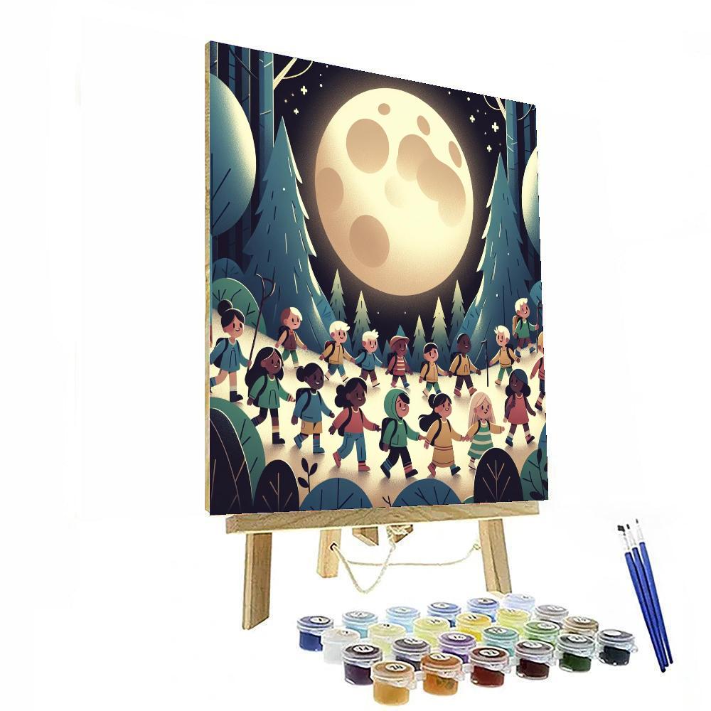 Moonlit Adventure Trail Paint By Color