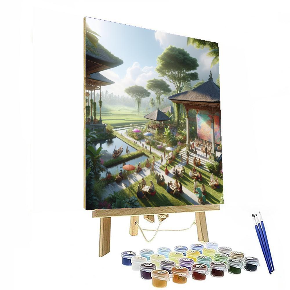Ubud Writers & Readers Festival - Bali, Indonesia Painting Number Kit