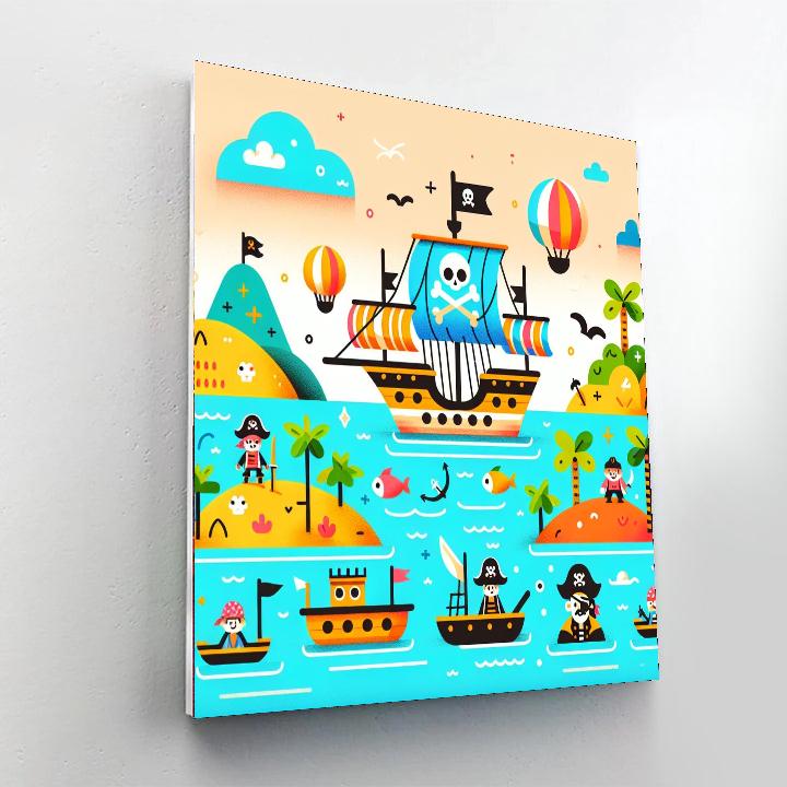 Sea Voyage Adventure Number Painting
