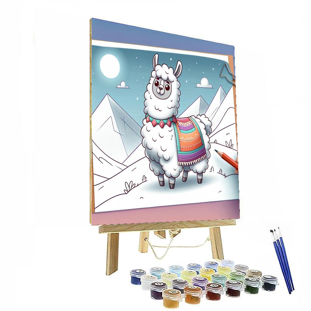 Happy Llama Adventure Paint By Numbers