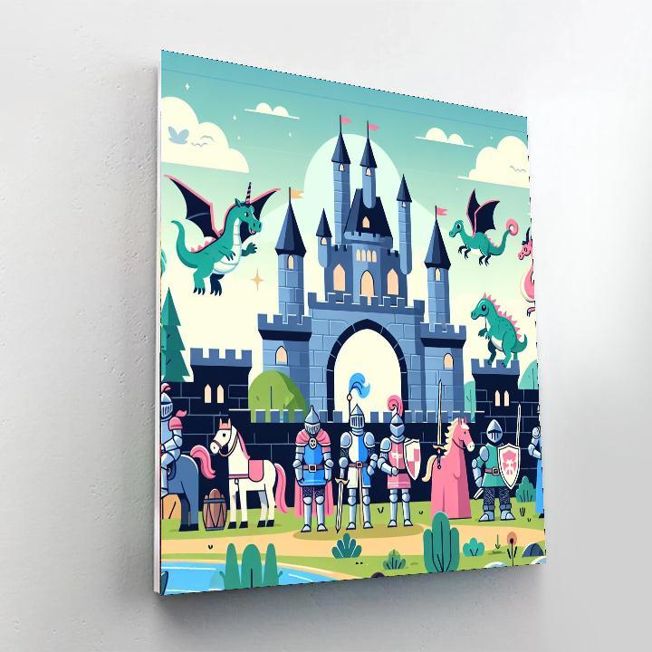 Medieval Enchantment Numbered Painting Kits