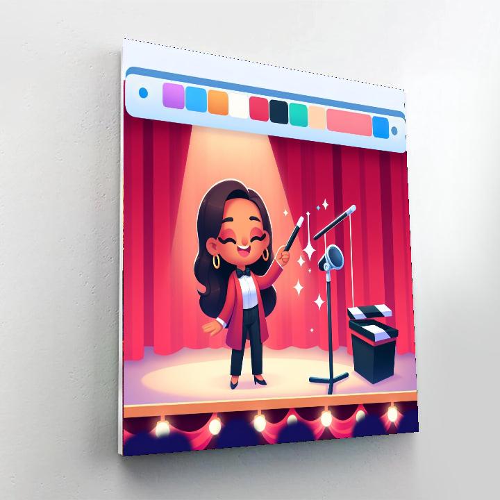 Marvelous Magic Show Paint By Numbers Art