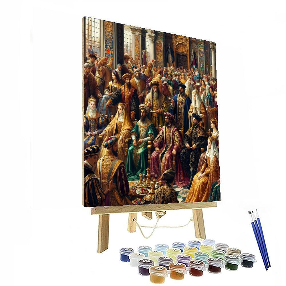 Renaissance Noble Court Numbered Painting Kits