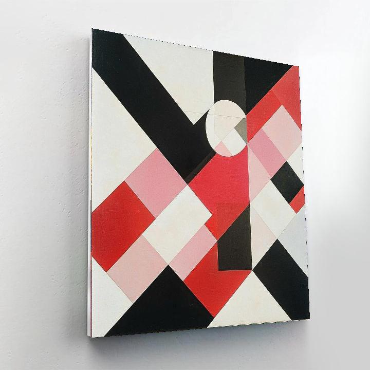 Kazimir Malevich Inspired Conceptual Harmony  Paint By Color