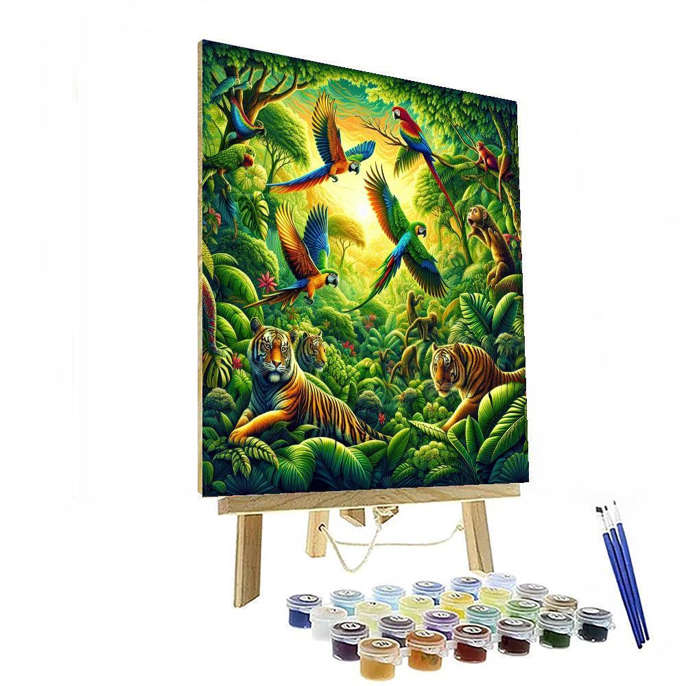 Captivating Jungle Adventure Paint By Number