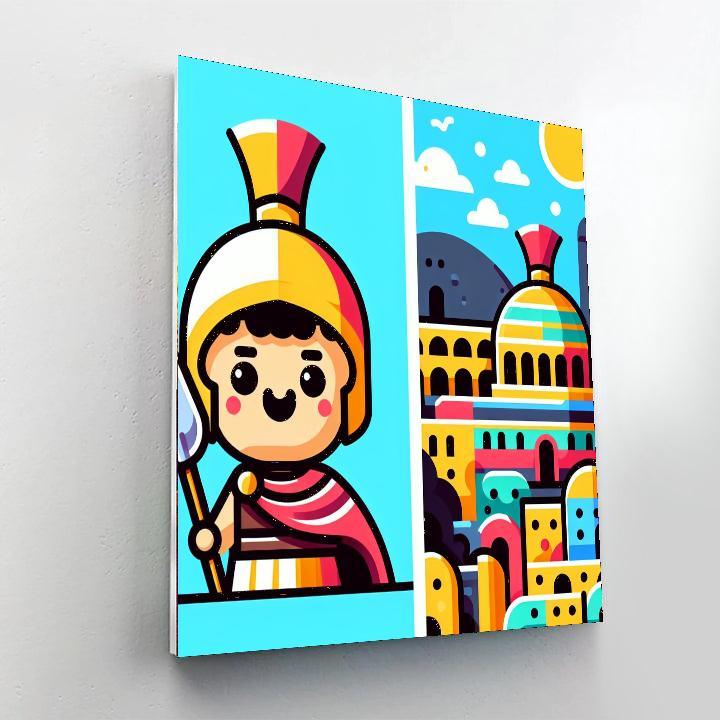 Ancient Roman Adventure Paint By Numbers Art