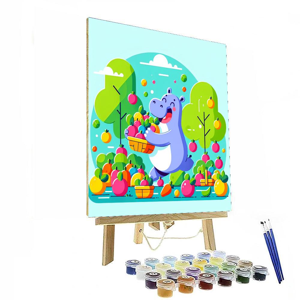 Hippo's Happy Harvest Paint By Numbers