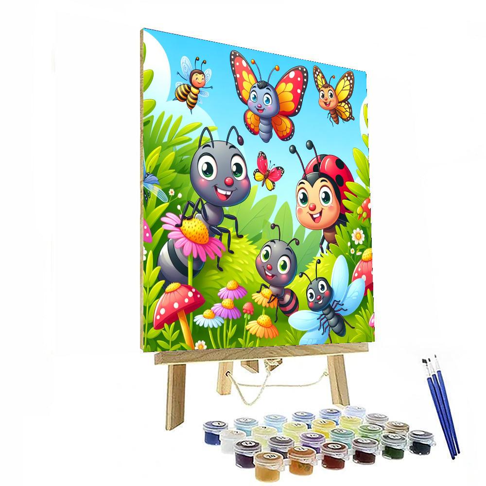 The Great Bug Adventure Paint By Numbers Art