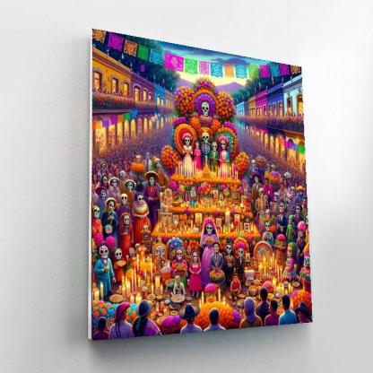 Dia De Los Muertos - Oaxaca Numbered Painting Kits