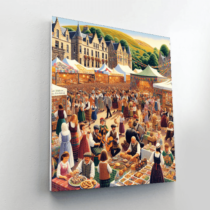 Kingdom Of Fife Festival - Scotland Number Painting