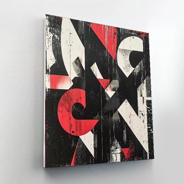 Banksy Inspired Silent Protest  Paint By Color