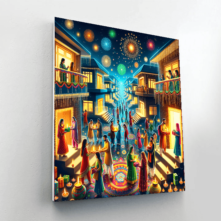 The Diwali Festival Paint By Numbers Kits