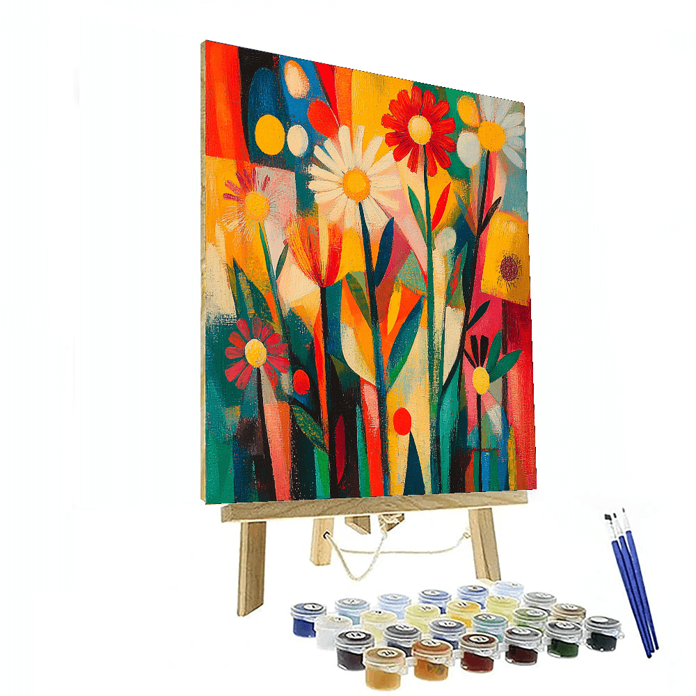 Kandinsky Inspired Nature's Rhythm  Painting By Numbers Kit
