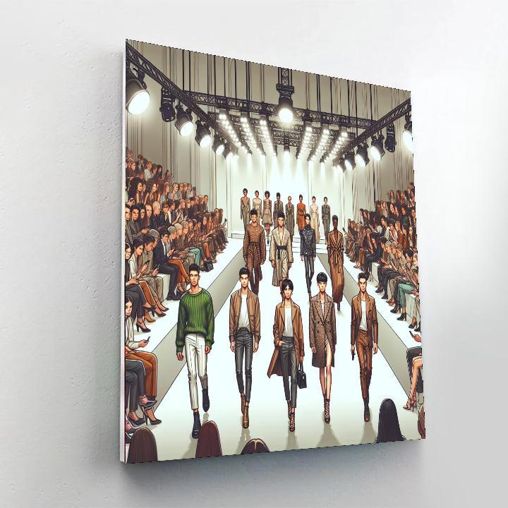 London Fashion Week - United Kingdom Number Painting