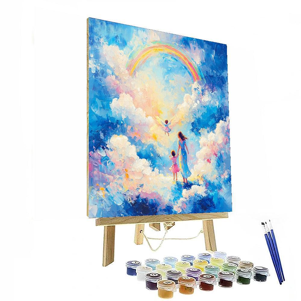 Adventure Awaits In The Clouds Number Painting