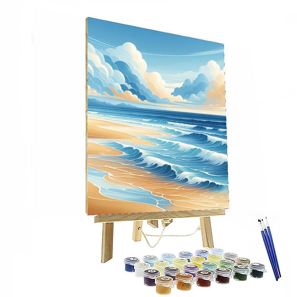Dreamy Coastal Escape Paint By Color