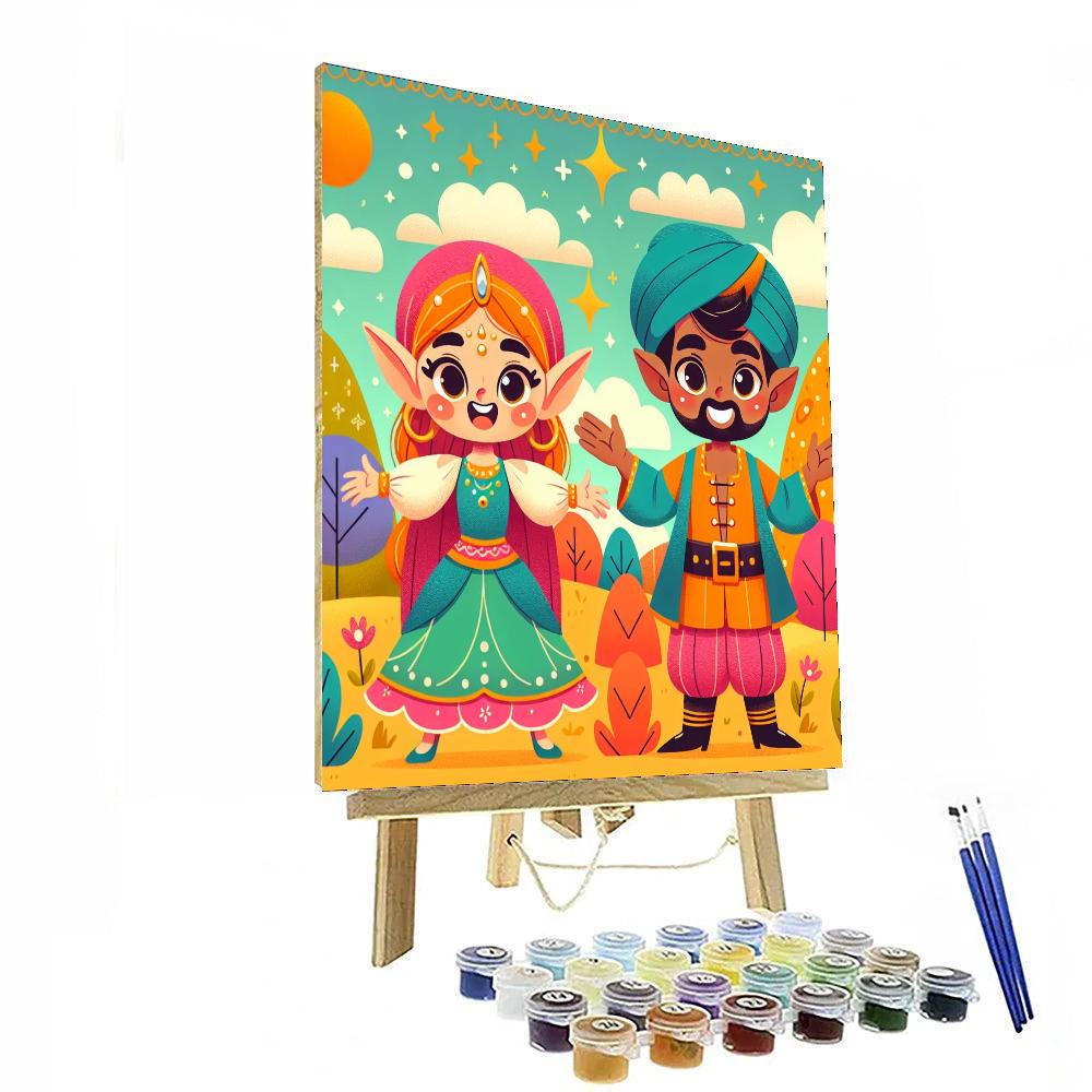 Friendly Fantasies Number Painting