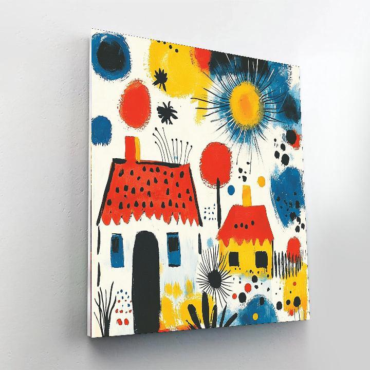 Joan Miró Inspired Whimsical Dreams Of Childhood  Numbered Painting Kits