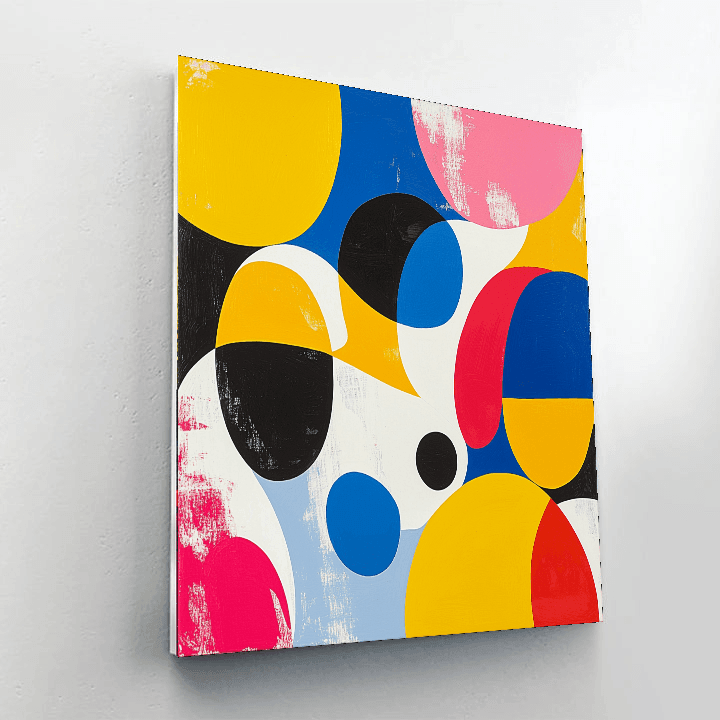 Joan Miró Inspired Abstract Expressions Of Joy  Paint By Color