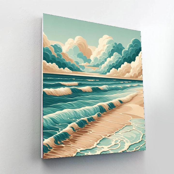 Oceanic Tranquility Tribute DIY Paint By Numbers