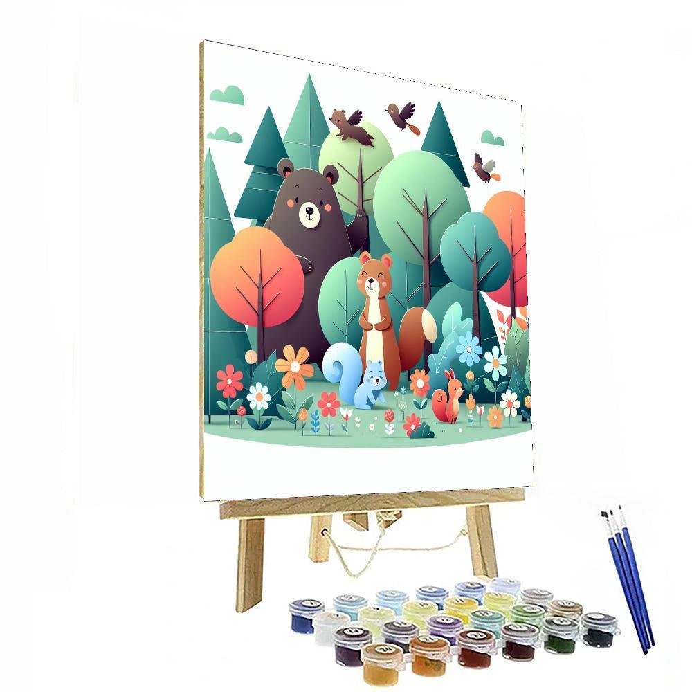 Fantastic Forest Hideaway Numbered Painting Kits