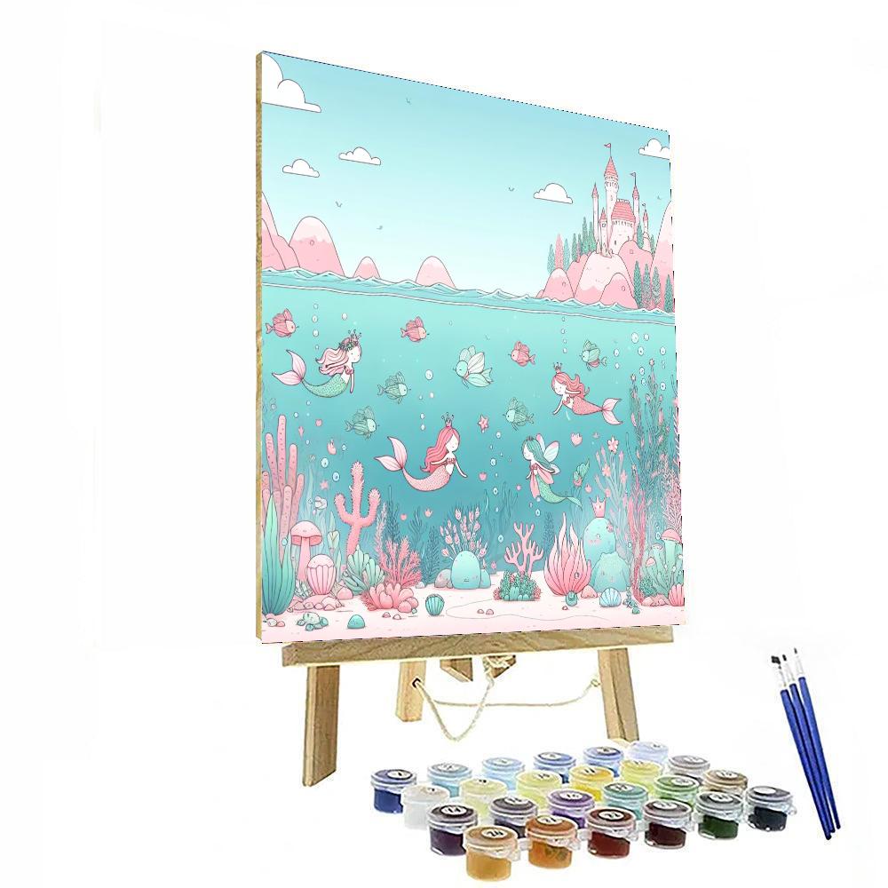 Underwater Fairyland DIY Paint By Numbers