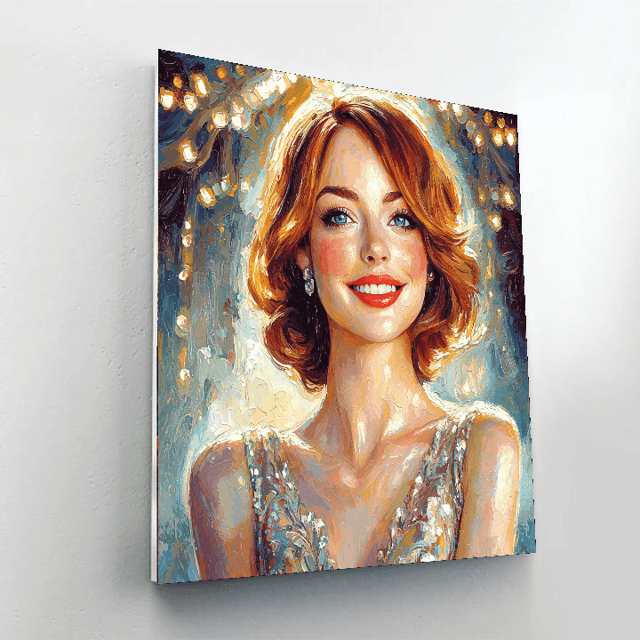 Emma Stone: The Artistry Of A La La Land Muse Painting By Numbers Kit