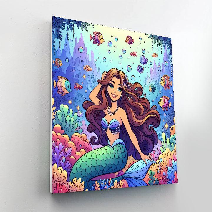 Majestic Mermaid Cove Paint By Number