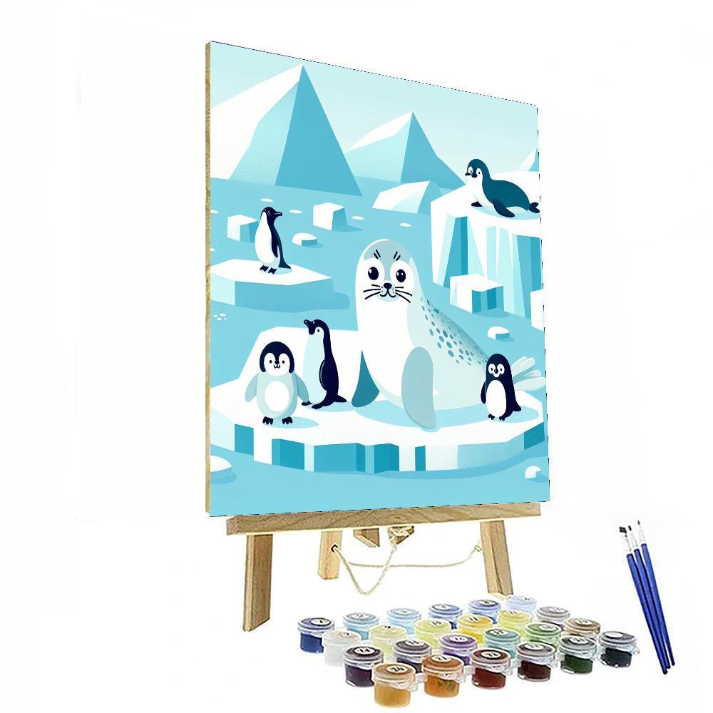 Glacier Glimpse Paint By Numbers