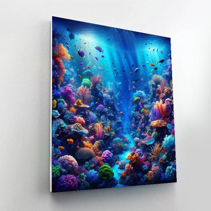 Captivating Ocean Depths Painting Number Kit