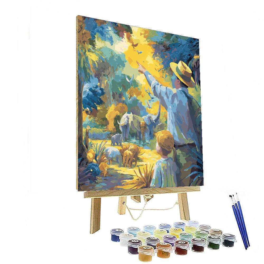 An Afternoon At The Zoo Paint By Numbers