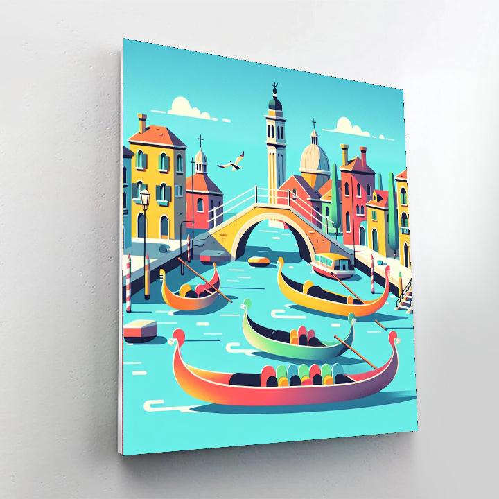 Vibrant Venice Paint By Numbers Art