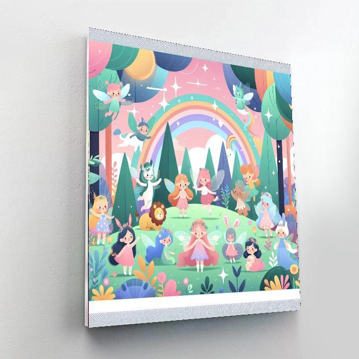 Secret Fairy Forest Paint By Numbers Art