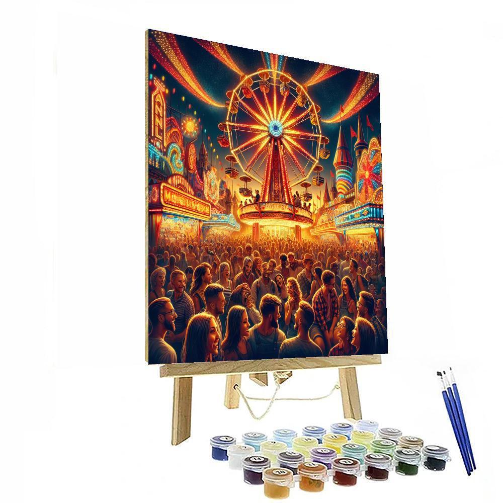 Dazzling Carnival Nights DIY Paint By Numbers